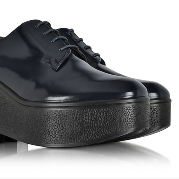 Robert Clergerie Black Platform Shoes - Picture 5 of 15
